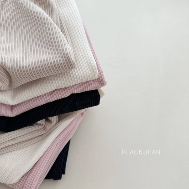 Black Bean - Korean Children Fashion - #childofig - Rose Top Bottom Set - 2