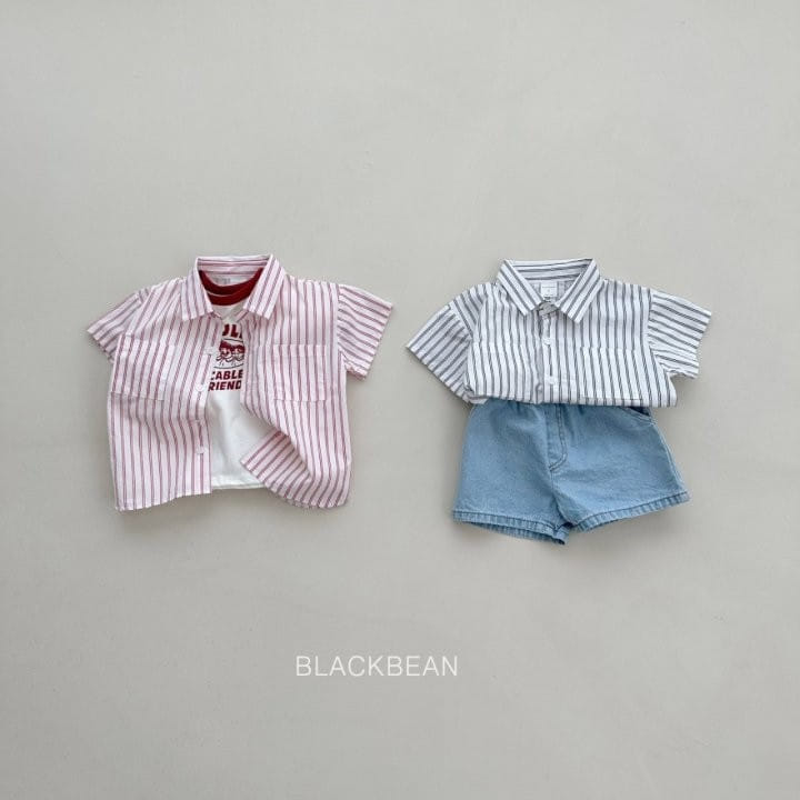 Black Bean - Korean Children Fashion - #kidsshorts - Dou Shirt - 9