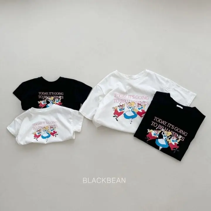 Black Bean - Korean Children Fashion - #magicofchildhood - Alice Tee With MOM