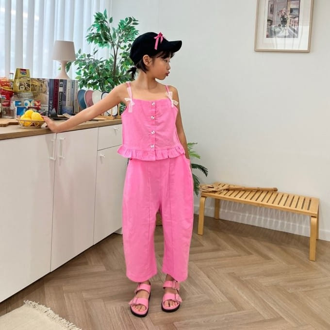 Bobo j - Korean Children Fashion - #Kfashion4kids - slit Wide Pants