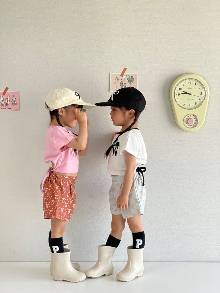 Bobo j - Korean Children Fashion - #designkidswear - Ssam Duri Ribbon Tee - 7