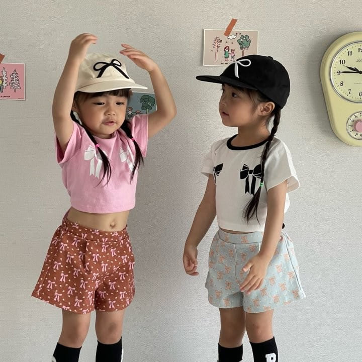 Bobo j - Korean Children Fashion - #discoveringself - Ssam Duri Ribbon Tee - 8