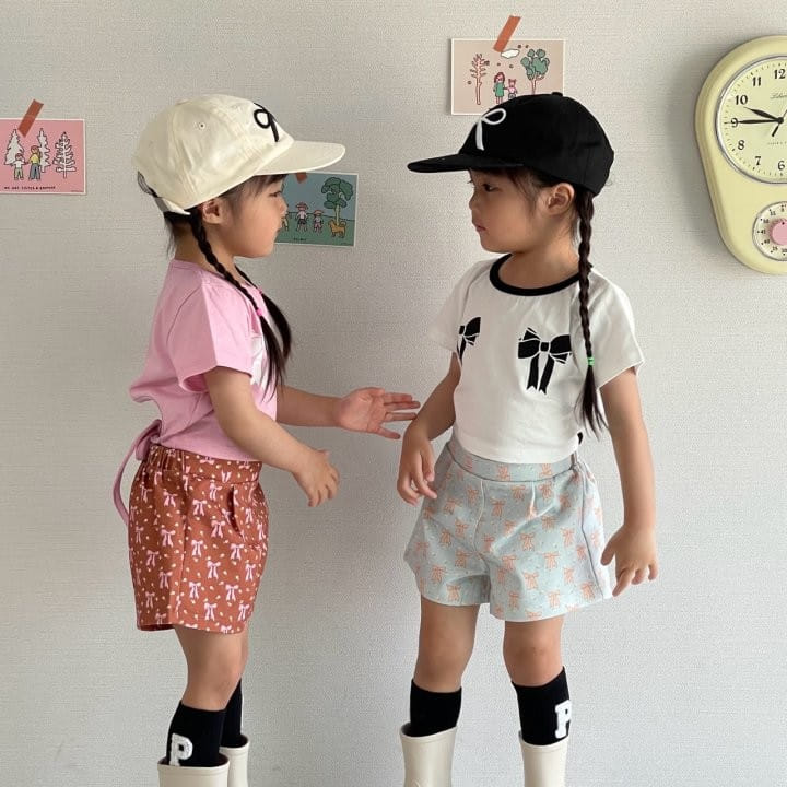Bobo j - Korean Children Fashion - #fashionkids - Ssam Duri Ribbon Tee - 9