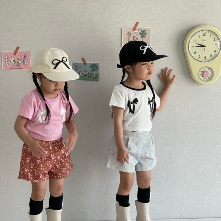 Bobo j - Korean Children Fashion - #kidsstore - Ssam Duri Ribbon Tee - 11