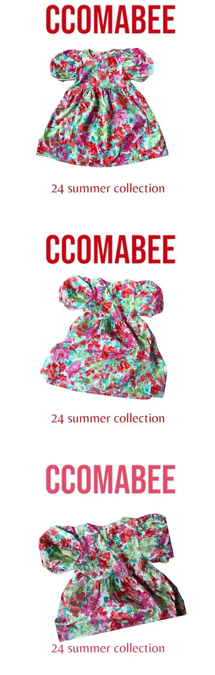 Ccomabee - Korean Children Fashion - #kidsshorts - Flower One-Piece - 2