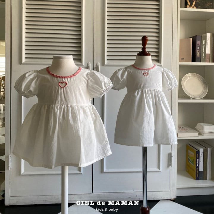 Ciel De Maman - Korean Baby Fashion - #babywear - Heart One-Piece Body Suit - 4