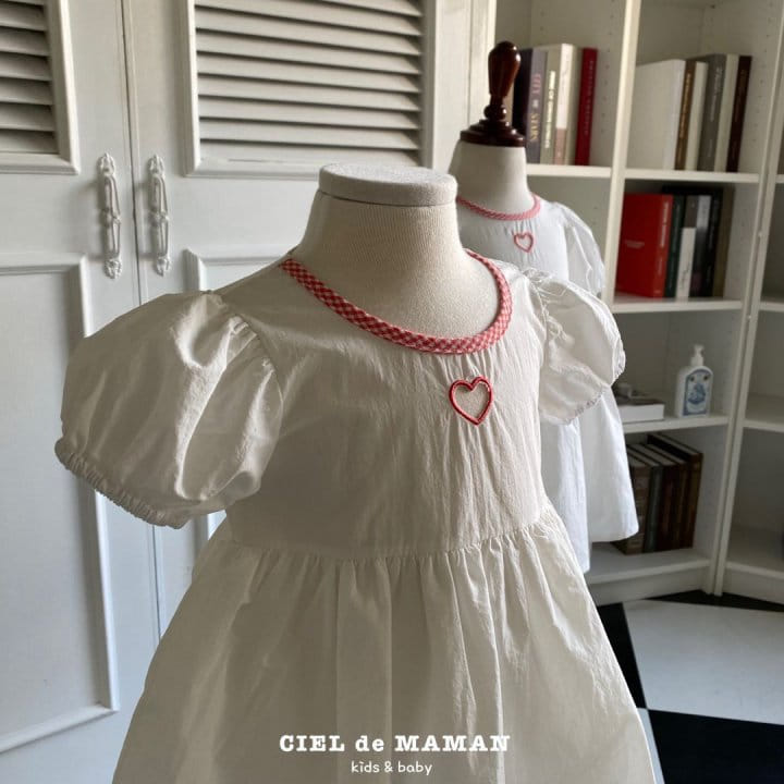 Ciel De Maman - Korean Baby Fashion - #onlinebabyshop - Heart One-Piece Body Suit - 5