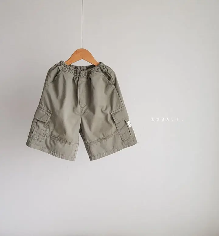 Cobalt - Korean Children Fashion - #Kfashion4kids - Label Cargo Pants - 3