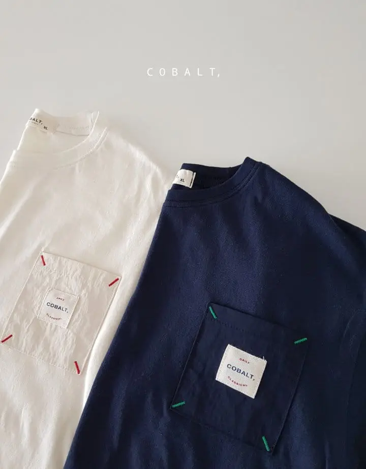 Cobalt - Korean Children Fashion - #childrensboutique - C Pocket Tee - 5