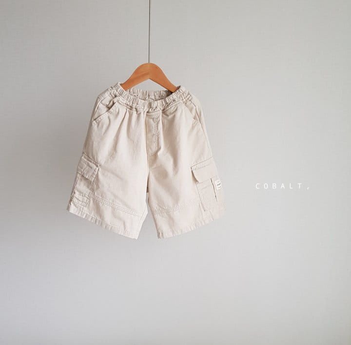Cobalt - Korean Children Fashion - #kidzfashiontrend - Label Cargo Pants - 2
