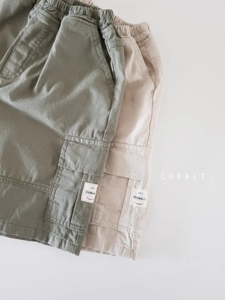 Cobalt - Korean Children Fashion - #toddlerclothing - Label Cargo Pants - 9
