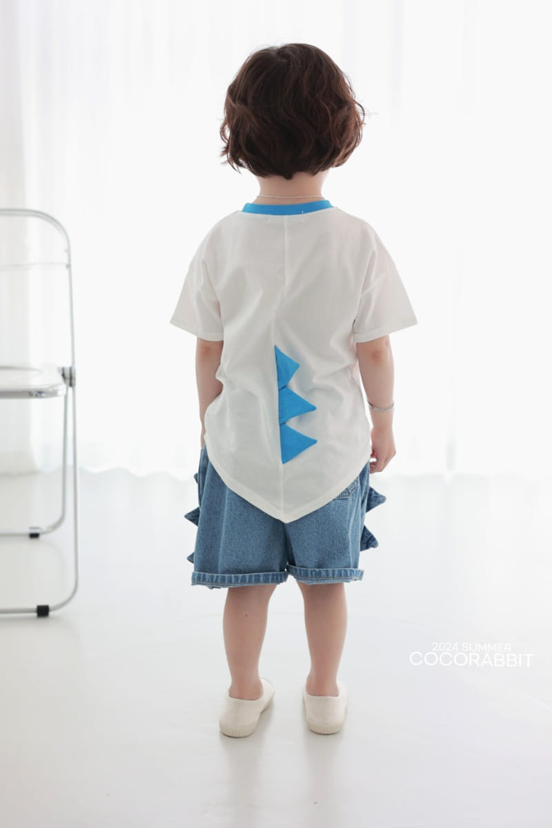 Coco Rabbit - Korean Children Fashion - #childofig - Crayon Dinosaur Tee - 9