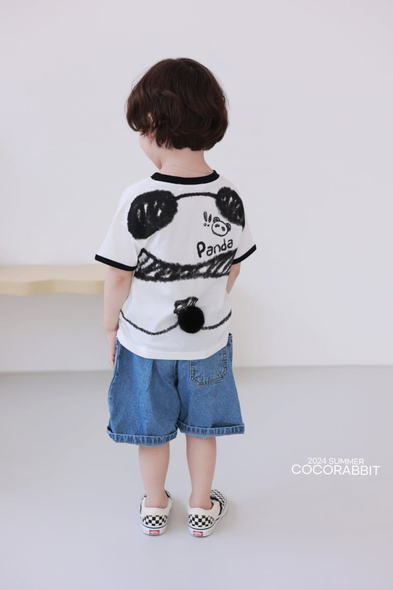 Coco Rabbit - Korean Children Fashion - #kidsstore - Big Panda Tee - 5