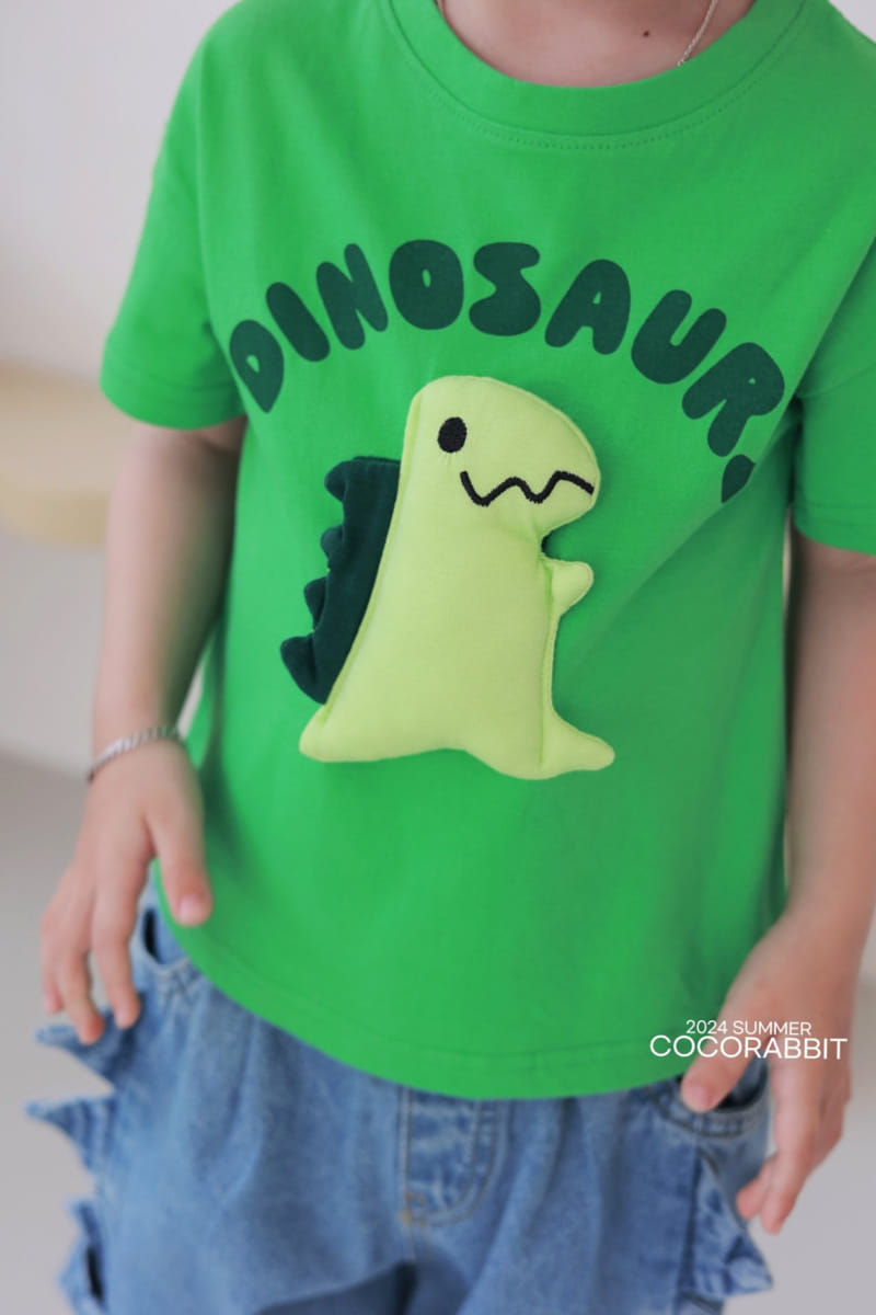 Coco Rabbit - Korean Children Fashion - #kidzfashiontrend - Dinosaur Doll Tee - 6