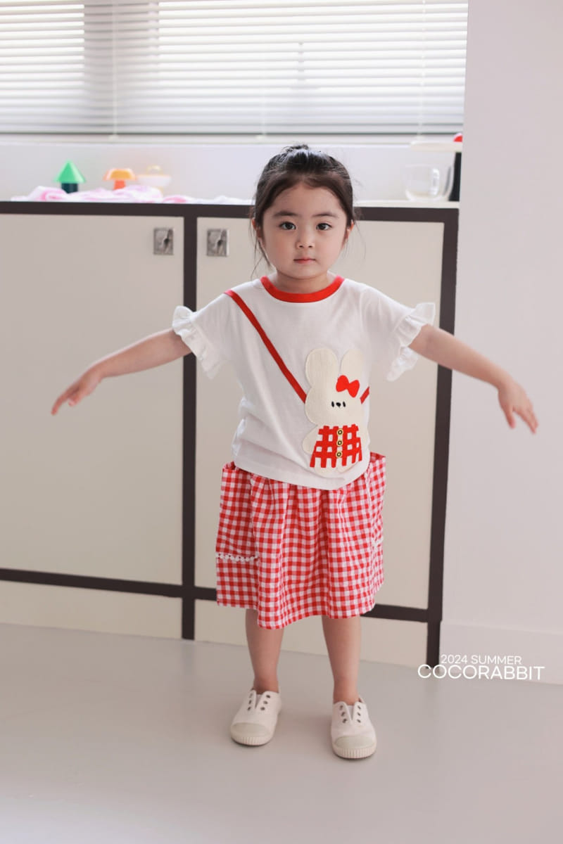 Coco Rabbit - Korean Children Fashion - #minifashionista - Rabbit Bag Tee - 8