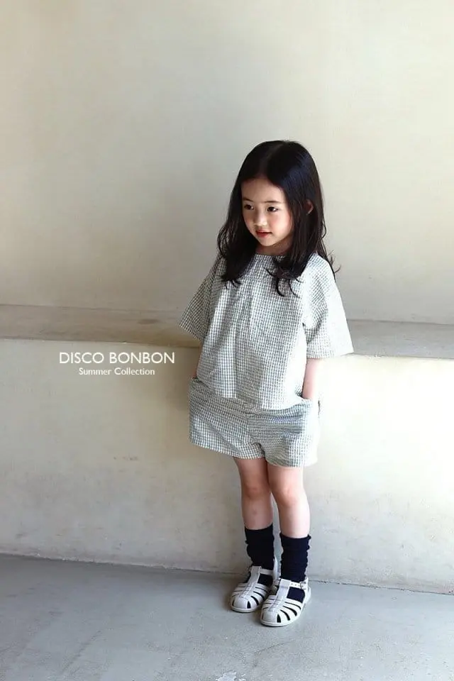 Disco Bonbon - Korean Children Fashion - #discoveringself - Comfortable Top Bottom Set