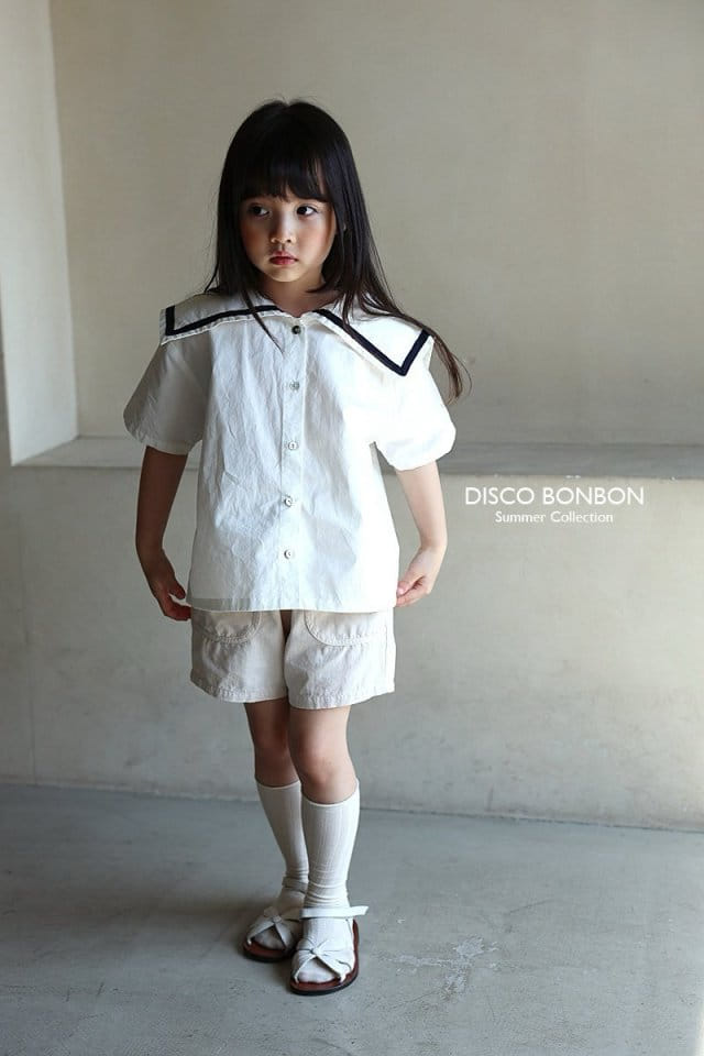 Disco Bonbon - Korean Children Fashion - #minifashionista - Sailor School Shirt - 4