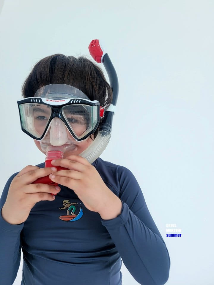 Dress Monster - Korean Children Fashion - #childofig - Rash Guard  - 3