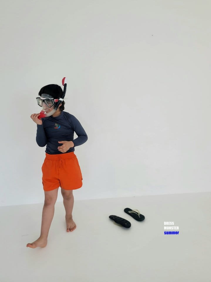 Dress Monster - Korean Children Fashion - #childofig - Rash Guard  - 4