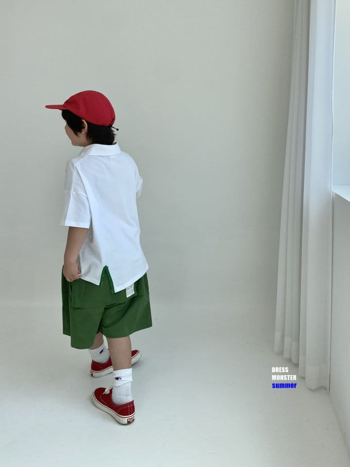 Dress Monster - Korean Children Fashion - #kidzfashiontrend - Silket Collar Tee - 5