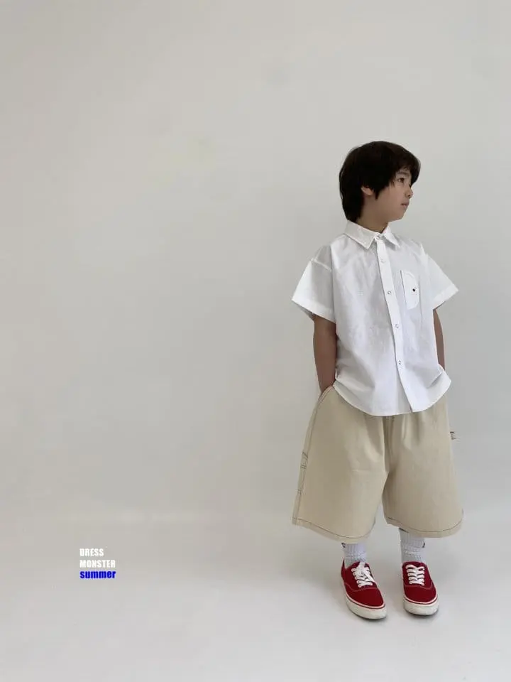 Dress Monster - Korean Children Fashion - #Kfashion4kids - Stitch Snap Shirt  - 4