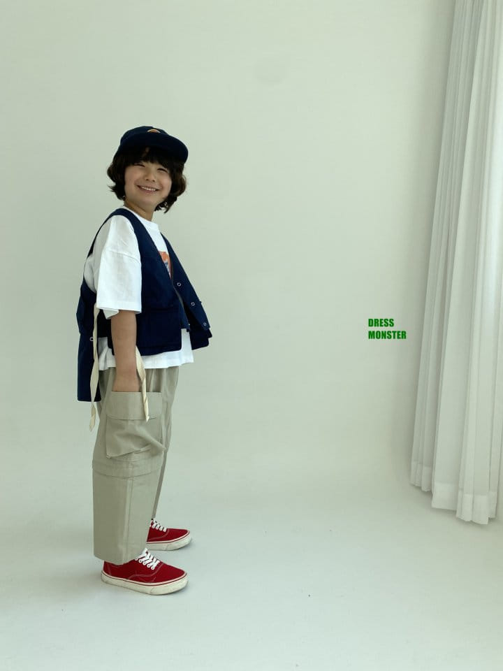 Dress Monster - Korean Children Fashion - #littlefashionista - Convertible Vest - 11