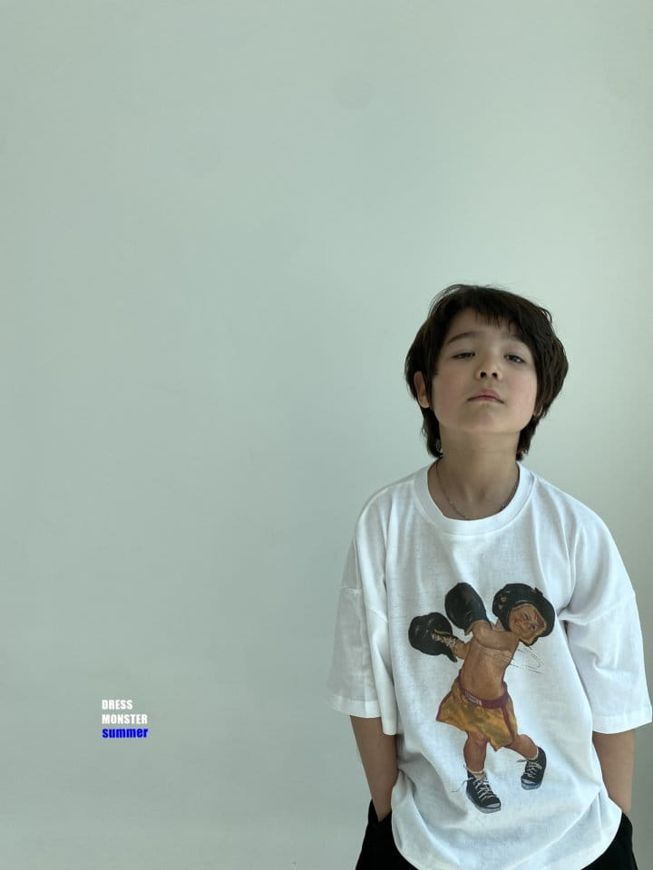 Dress Monster - Korean Children Fashion - #minifashionista - Kids Boxer Tee - 5