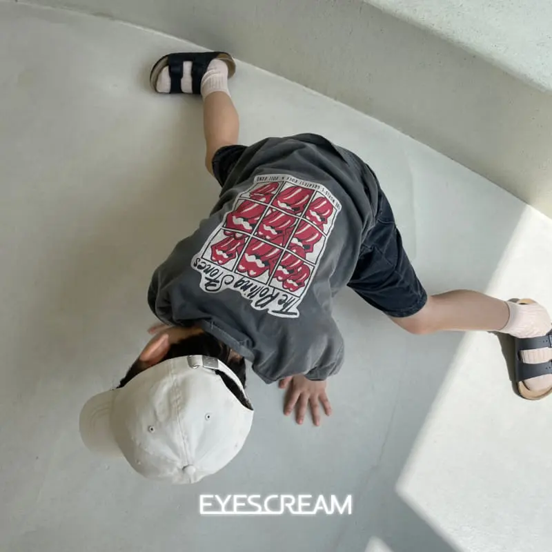 Eyescream - Korean Children Fashion - #kidsshorts - Stone Pig Tee With Mom - 6