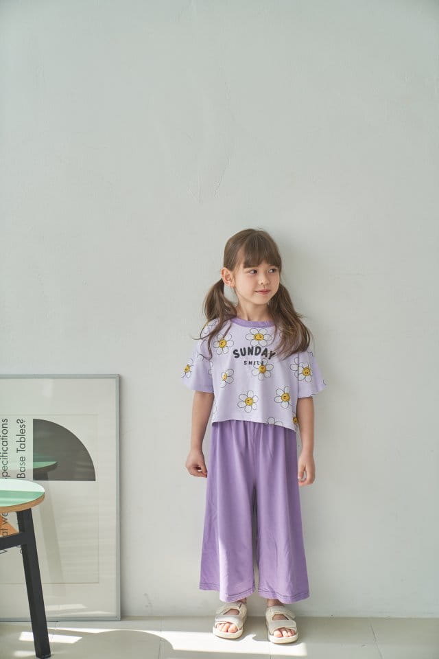 Green Tomato - Korean Children Fashion - #designkidswear - Sunday Top Bottom Set - 2