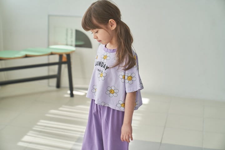 Green Tomato - Korean Children Fashion - #kidsshorts - Sunday Top Bottom Set - 5