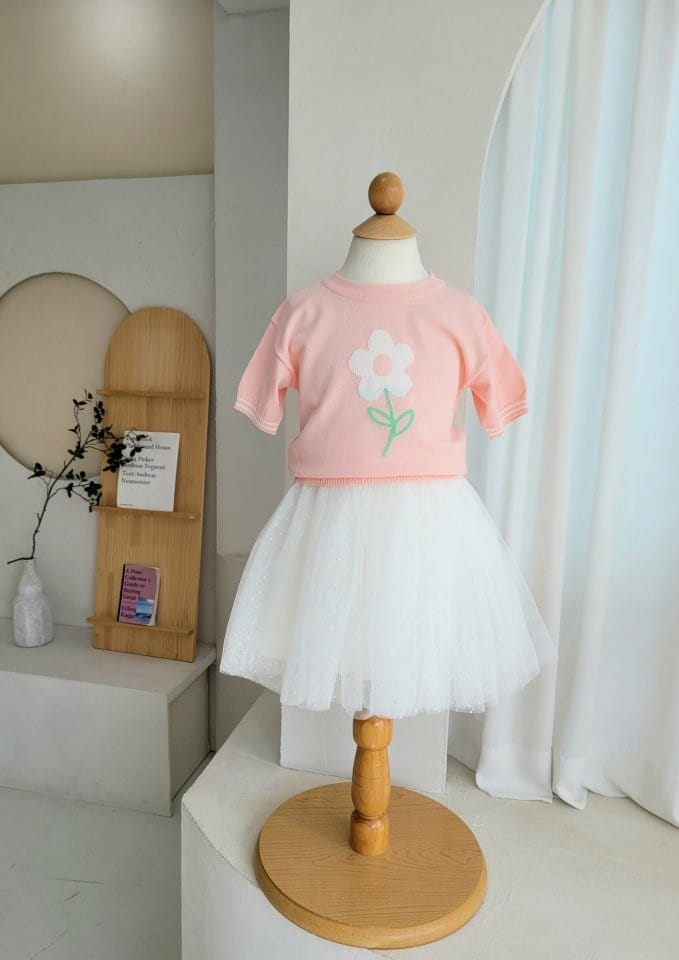 Hanacoco - Korean Children Fashion - #minifashionista - Flower Cool Knit - 7
