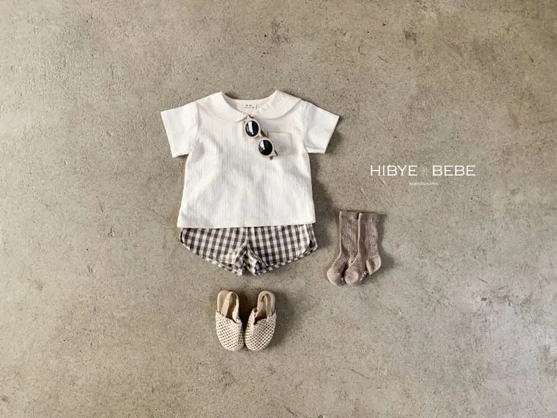 Hi Byebebe - Korean Baby Fashion - #babyootd - Bay Collar Top Bottom Set - 11