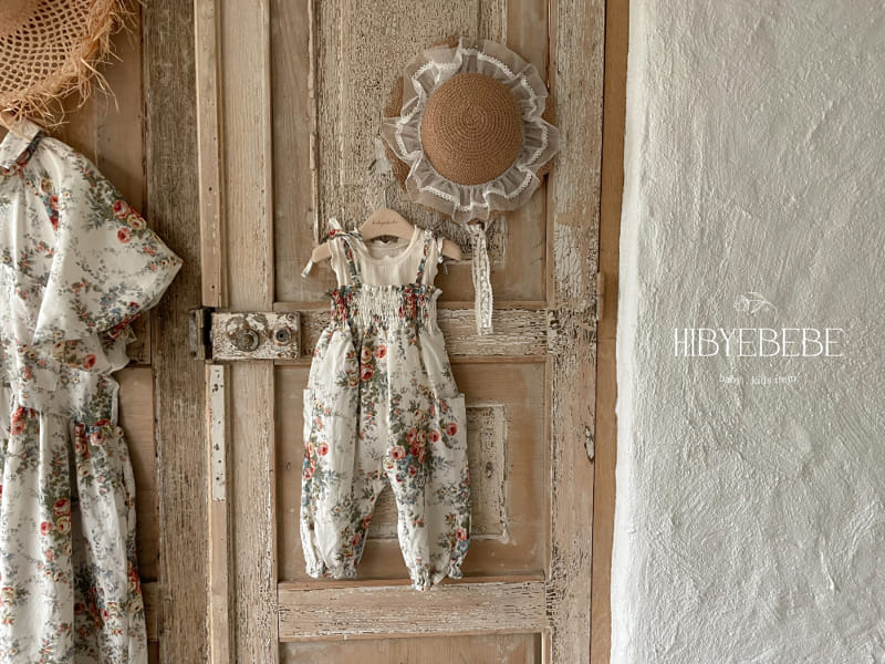Hi Byebebe - Korean Baby Fashion - #onlinebabyboutique - Flory Smocking Sleeveless Body Suit  - 4