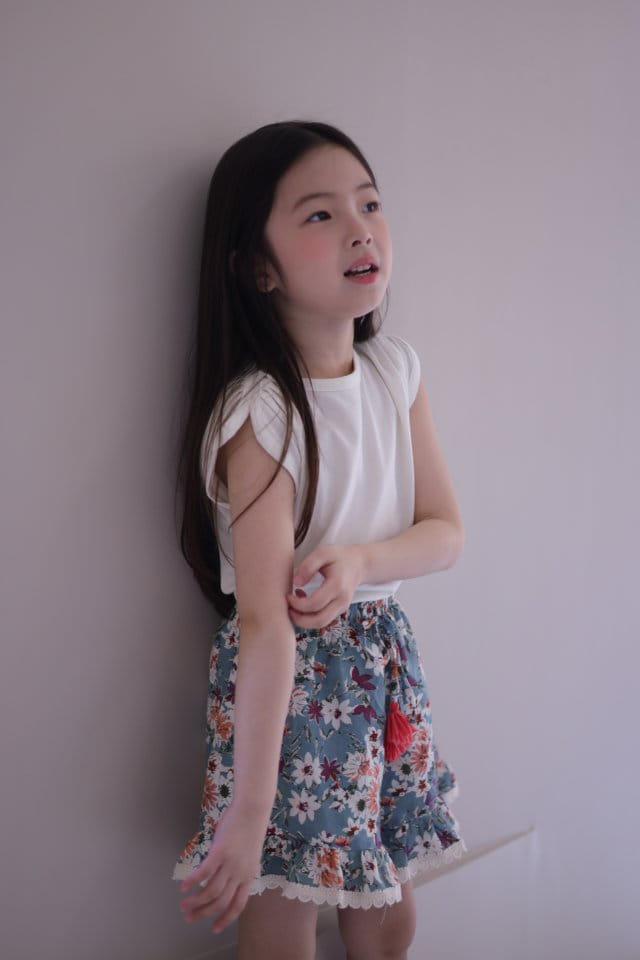 Isis - Korean Children Fashion - #discoveringself - Boat Neck Wrinkle Tee - 4