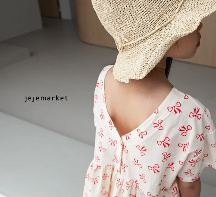 Jeje Market - Korean Children Fashion - #Kfashion4kids - Ribbon One-Piece  - 5