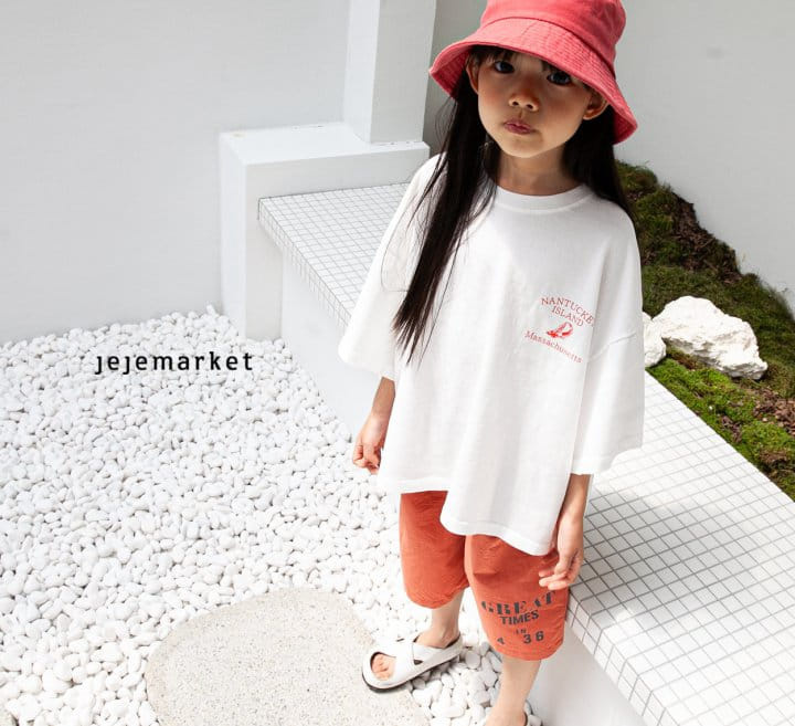 Jeje Market - Korean Children Fashion - #kidsshorts - Island Box Tee - 6