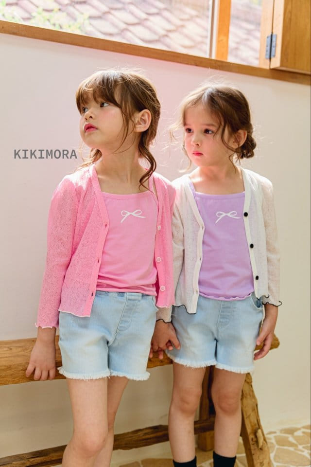 Kikimora - Korean Children Fashion - #childofig - Vintage Short Denim Pants - 2