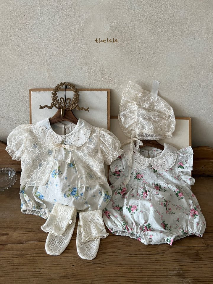 Lala - Korean Baby Fashion - #babylifestyle - Ami Flower Body Suit - 6