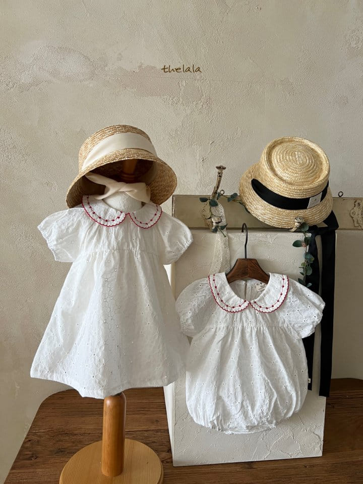 Lala - Korean Baby Fashion - #babyootd - Punching Body Suit - 5