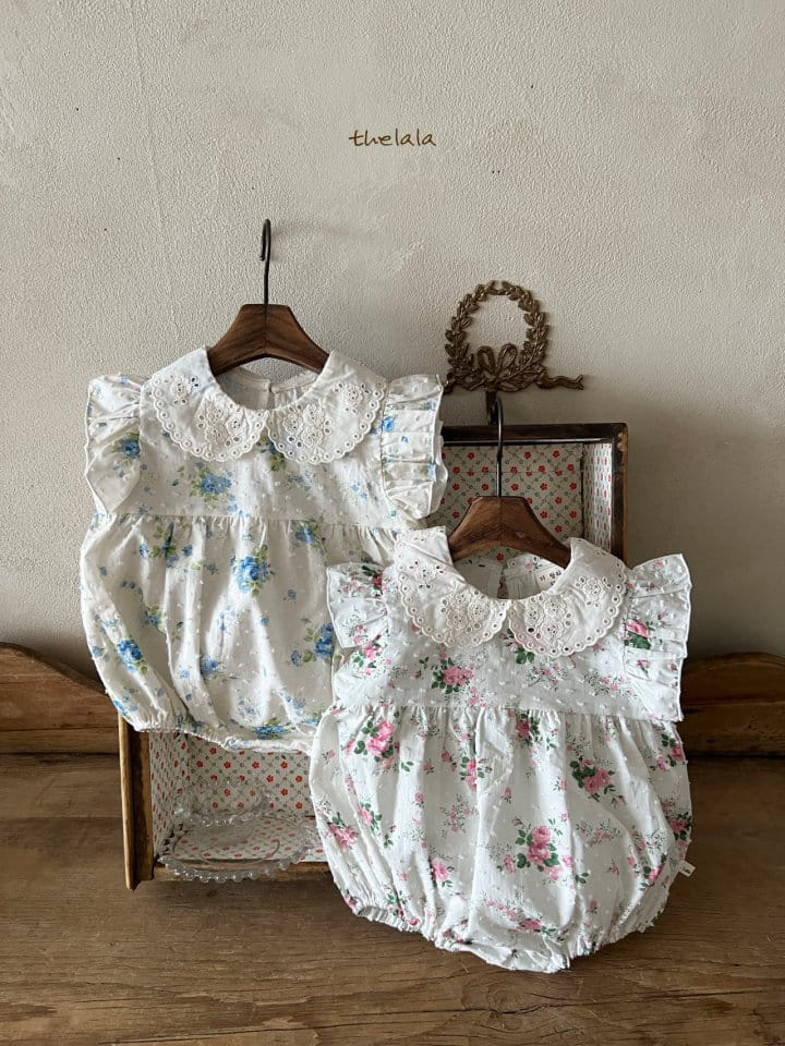 Lala - Korean Baby Fashion - #babyoutfit - Ami Flower Body Suit - 9