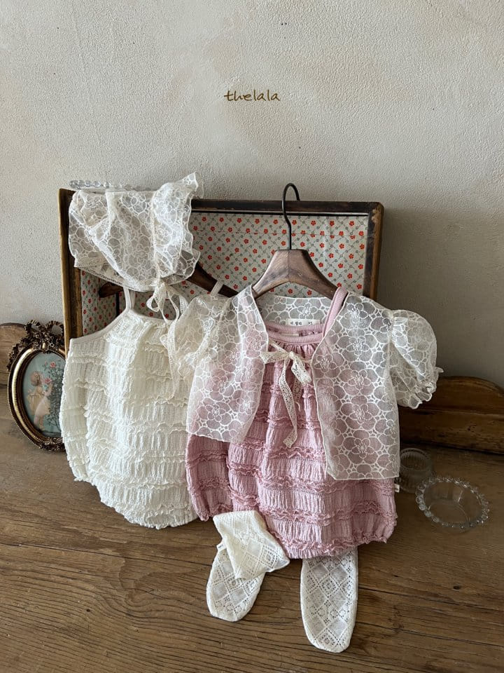 Lala - Korean Baby Fashion - #onlinebabyboutique - Milk Body Suit - 3