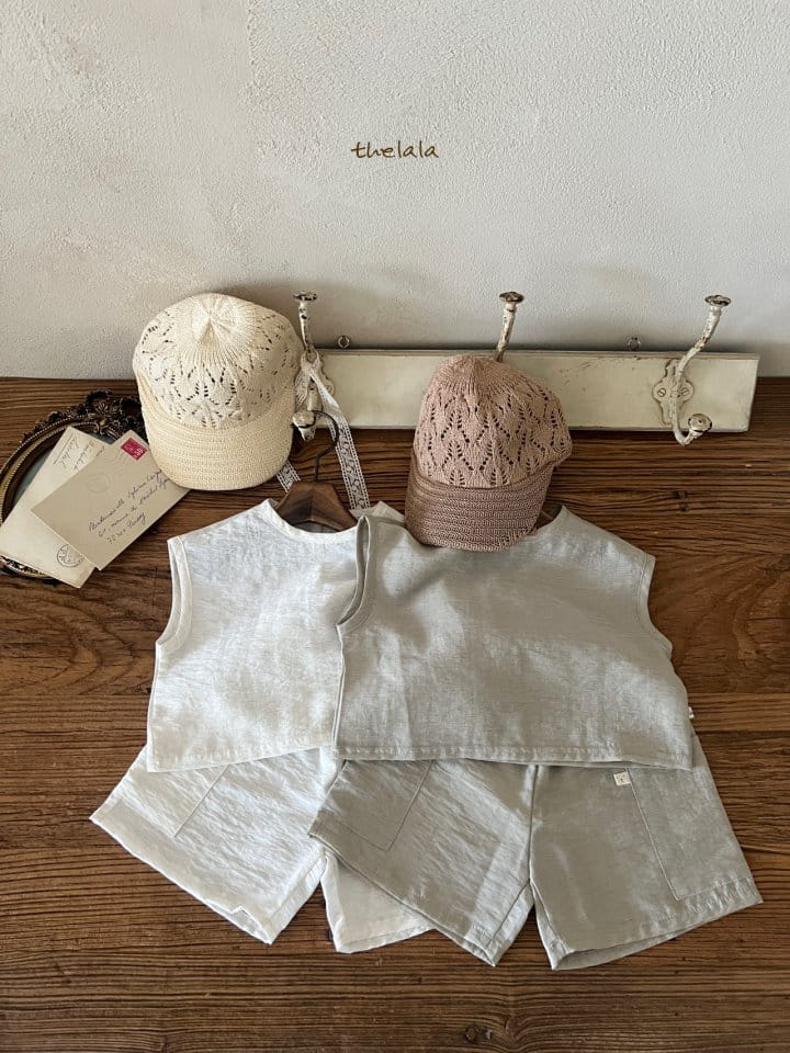 Lala - Korean Children Fashion - #Kfashion4kids - Canvas Top Bottom Set - 9