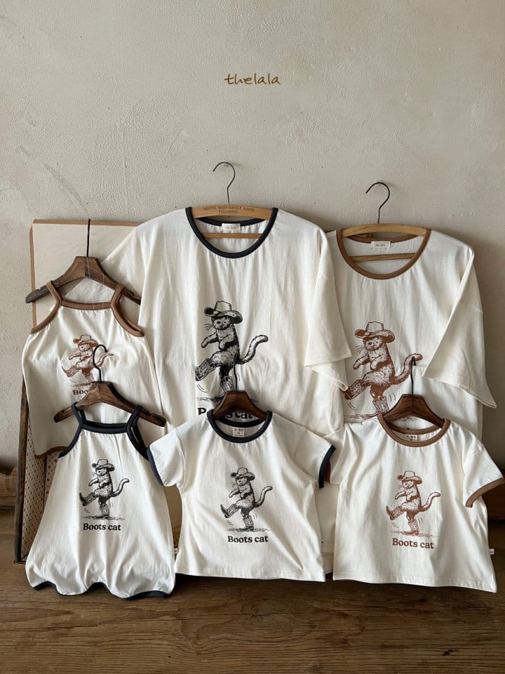 Lala - Korean Children Fashion - #childofig - Mom Cat Tee - 2