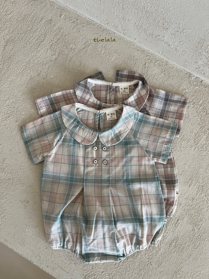 Lala - Korean Children Fashion - #childrensboutique - Pink Pon One-Piece - 2