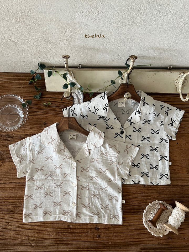 Lala - Korean Children Fashion - #designkidswear - Ribonbon Shirt - 11