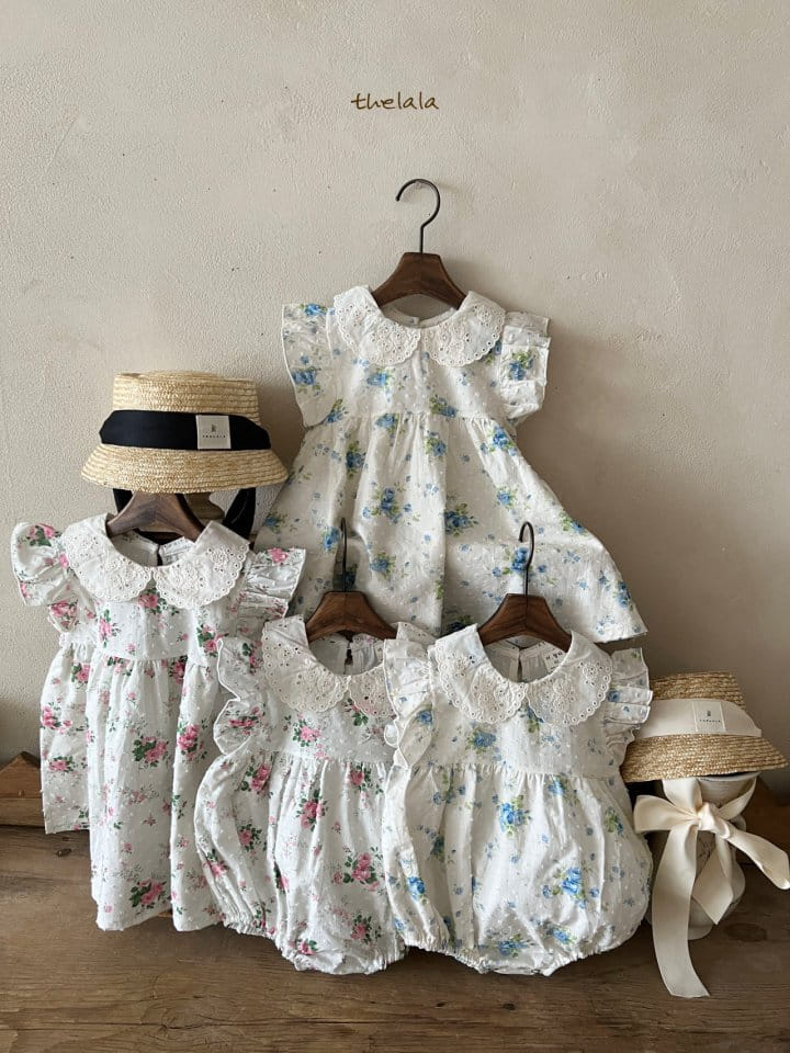 Lala - Korean Children Fashion - #fashionkids - Ami Flower One-Piece - 3