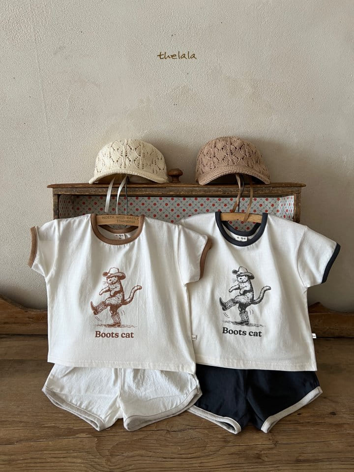 Lala - Korean Children Fashion - #kidsstore - Cat Tee - 9