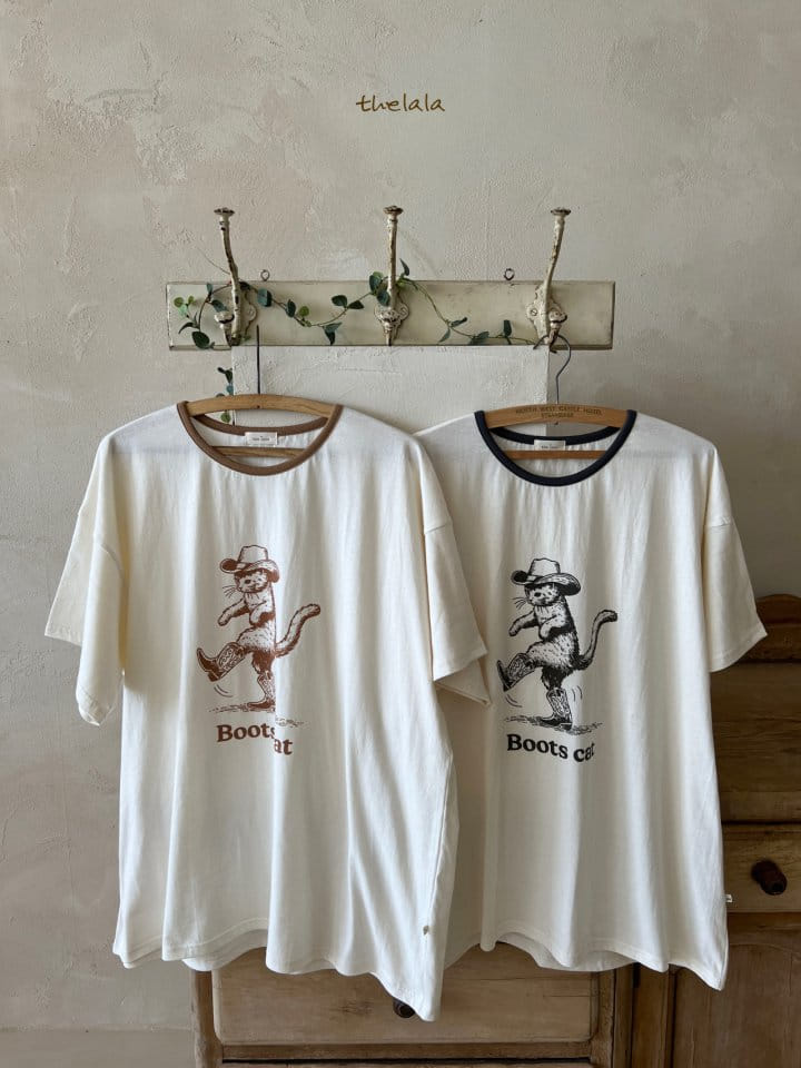 Lala - Korean Children Fashion - #kidsstore - Mom Cat Tee - 8