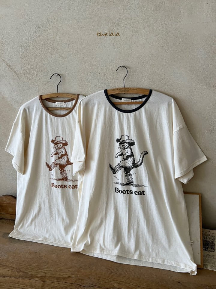 Lala - Korean Children Fashion - #kidzfashiontrend - Mom Cat Tee - 9