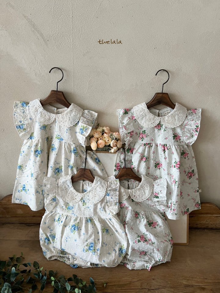 Lala - Korean Children Fashion - #kidzfashiontrend - Ami Flower One-Piece - 6
